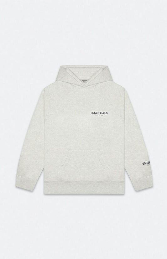 Essentials Fear Of God Heather Oatmeal Hoodie